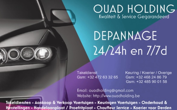 koeriers Boom OUAD TRANSPORT